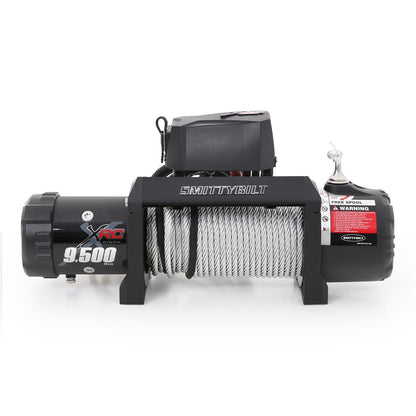 SMITTYBILT | XRC Fairlead 4-Way Roller Rated Line Pull 9,500Lbs 4,309kgs Single-line Remote Control Winch Gen2  Smittybilt |97495