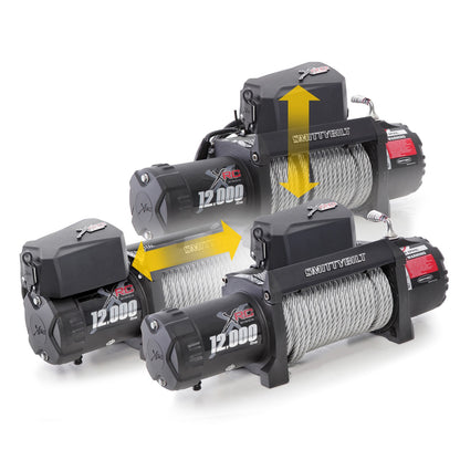 SMITTYBILT | XRC Fairlead 4-Way Roller Rated Line Pull 9,500Lbs 4,309kgs Single-line Remote Control Winch Gen2  Smittybilt |97495