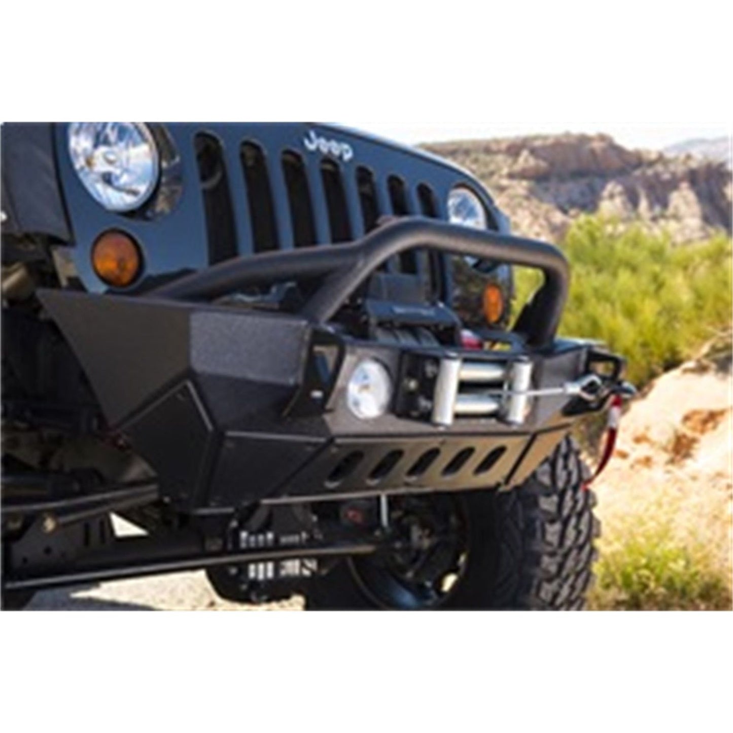 SMITTYBILT | XRC Fairlead 4-Way Roller Rated Line Pull 9,500Lbs 4,309kgs Single-line Remote Control Winch Gen2  Smittybilt |97495