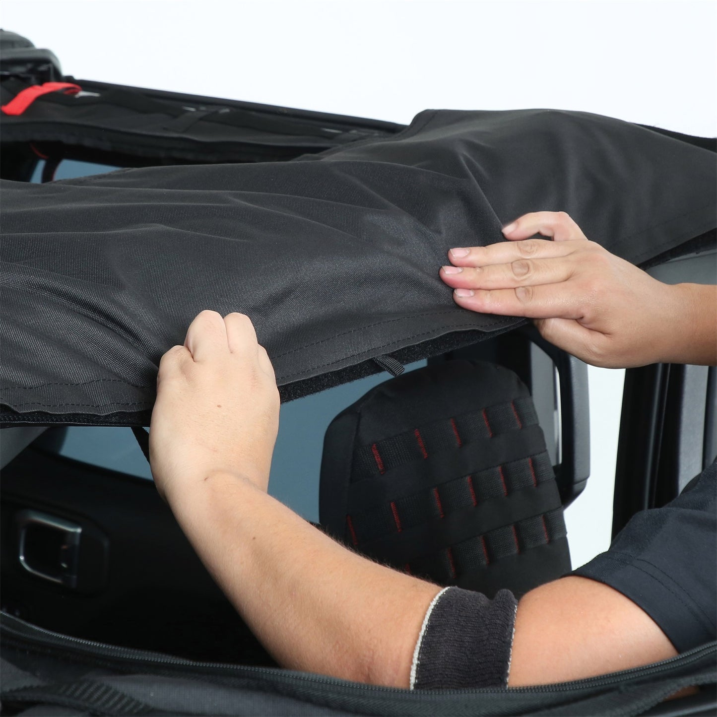 SMITTYBILT | Cloak Extended Mesh Top 2018-2020 Jeep Wrangler 4 Door Only Smittybilt |97500
