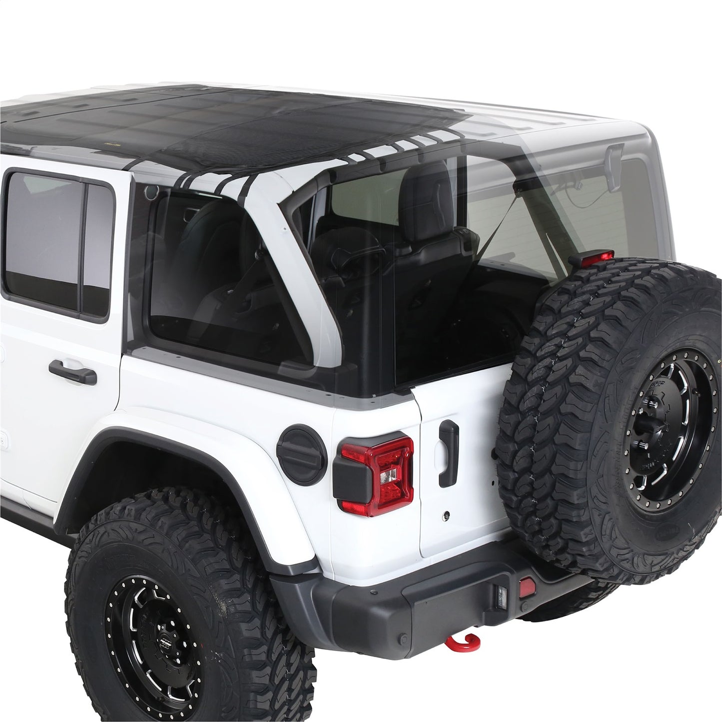SMITTYBILT | Cloak Extended Mesh Top Sides/Rear 2018-2020 Jeep Wrangler 4 Doors JL/JK/JT Smittybilt |97501