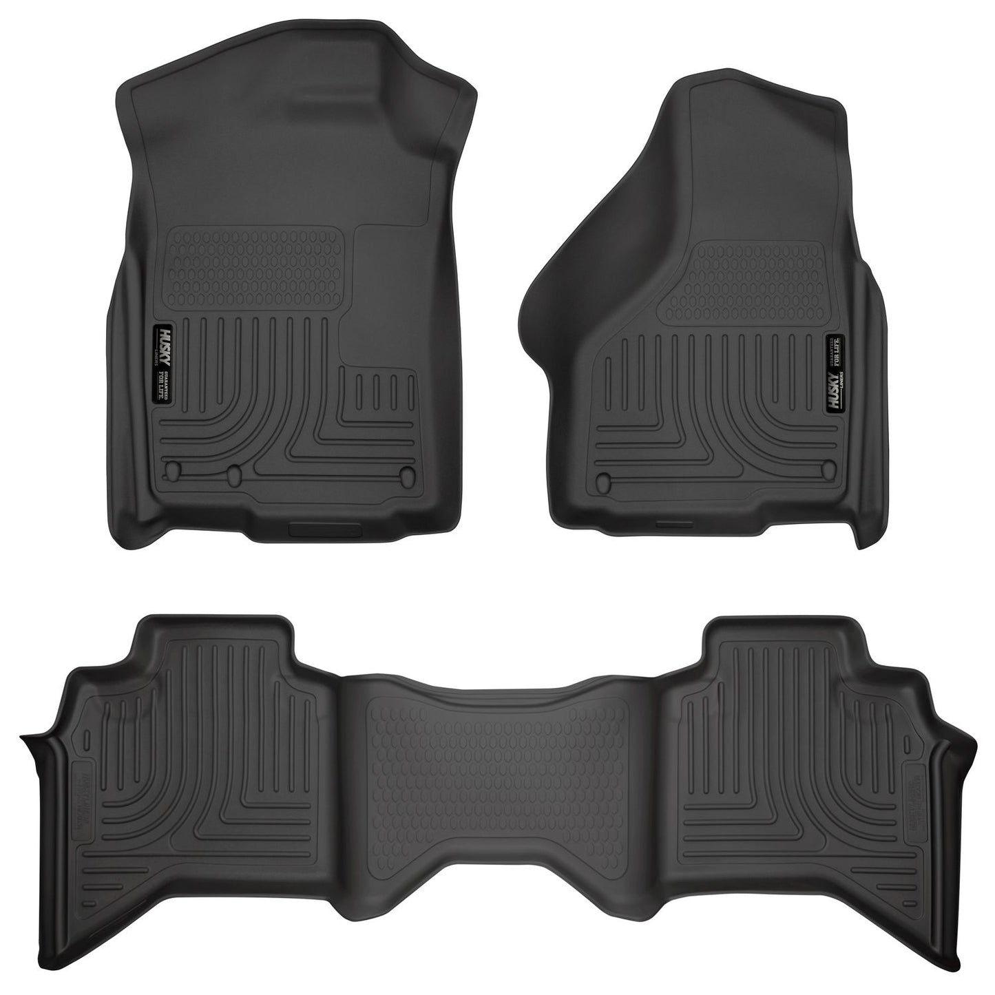 Husky Liners | Weatherbeater Front & 2nd Seat Floor Liners For 2002-2009 Ram 1500/2500/3500 Husky Liners | 98031