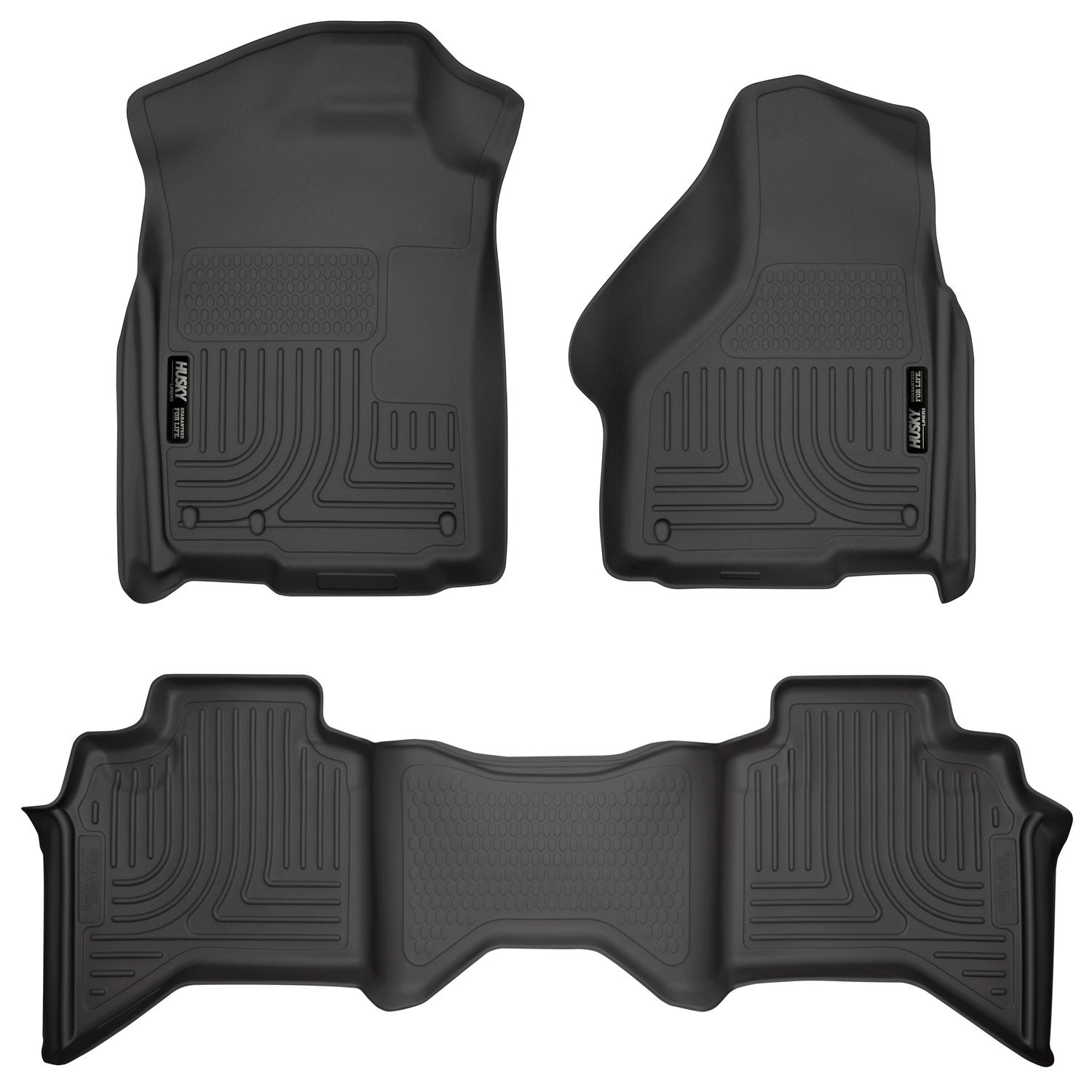 Husky Liners | Weatherbeater Front & 2nd Seat Floor Liners For 2002-2009 Ram 1500/2500/3500 Husky Liners | 98031