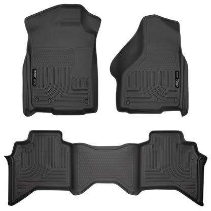 Husky Liners | Weatherbeater Front & 2nd Seat Floor Liners For 2002-2009 Ram 1500/2500/3500 Husky Liners | 98031