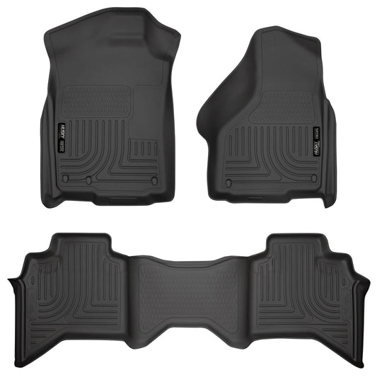 Husky Liners | Weatherbeater Front & 2nd Seat Floor Liners For 2002-2009 Ram 1500/2500/3500 Husky Liners | 98031