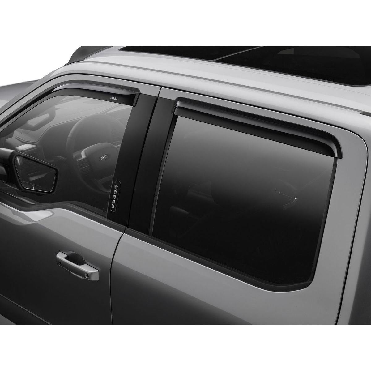 AVS Outside Mount Ventvisor Window Deflectors (2015-2025 Ford F-150 Crew Cab) 94975