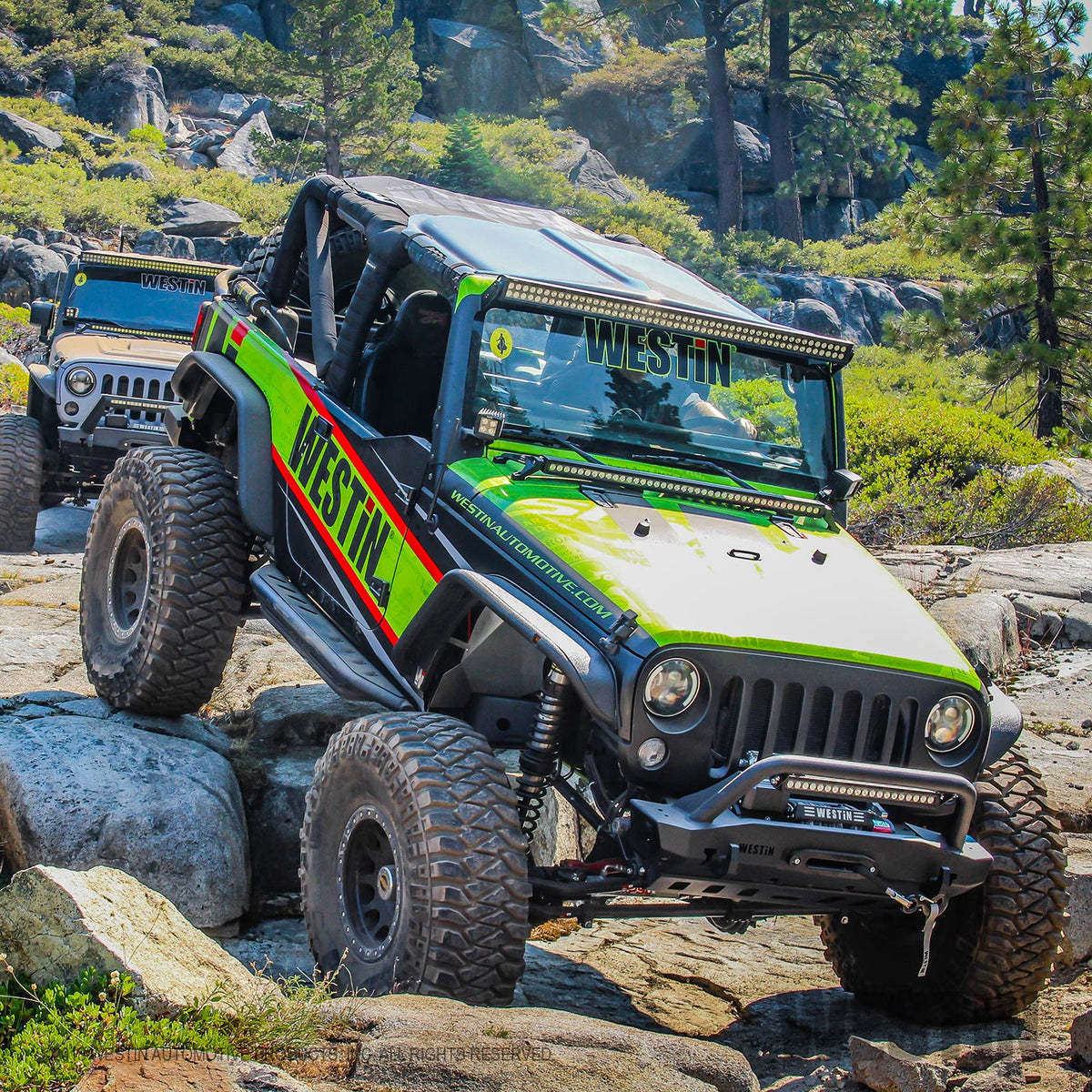 Westin Tube Fenders - Front 2007-2018 Jeep Wrangler JK