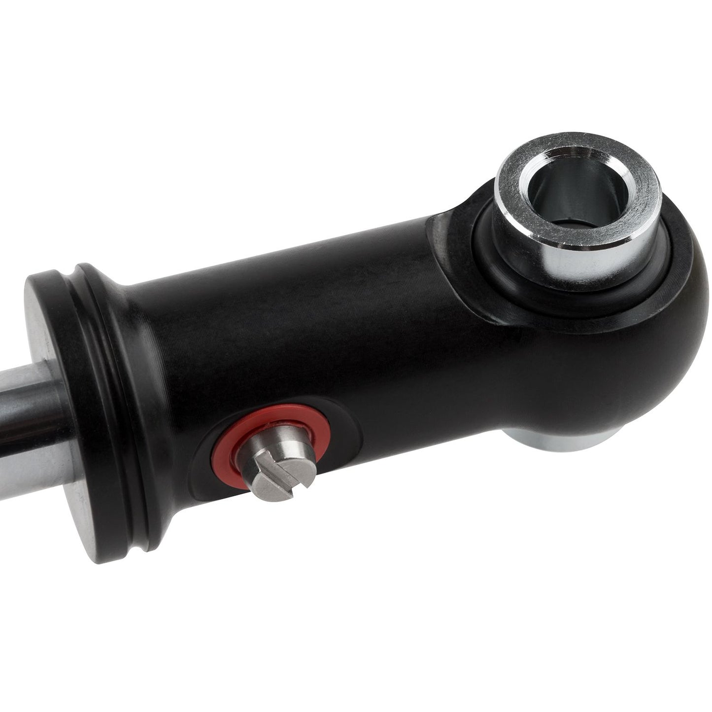 FOX | 14-18 Ram 2500/3500 ATS Stabilizer 8.2 Inch Travel 23.3 Inch Ext Axle Mount | 983-02-158 close-up view of stabilizer