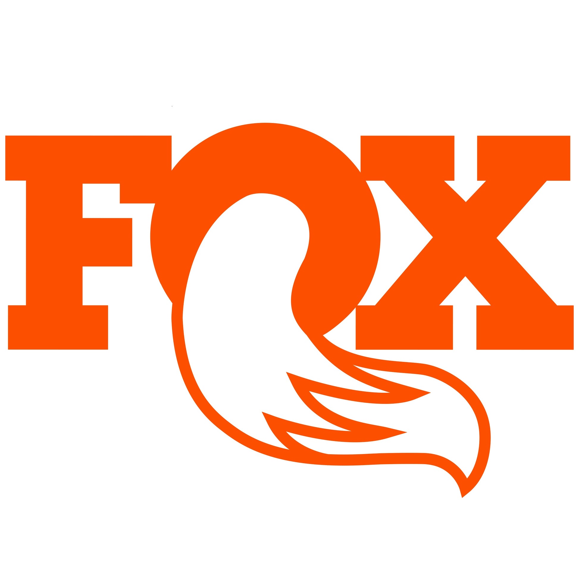 FOX logo featuring the brand name with a stylized fox design, representing performance and off-road excellence.