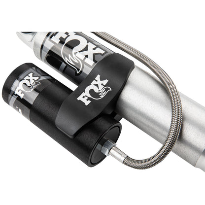 FOX | Shock Absorber 20-On 2500/3500 HD Front W/Uca Performance Series 2.0 Remote Reservoir 6.1 Inch 1.5-2.5 Inch Lift | 985-24-244 close-up image of shock absorber