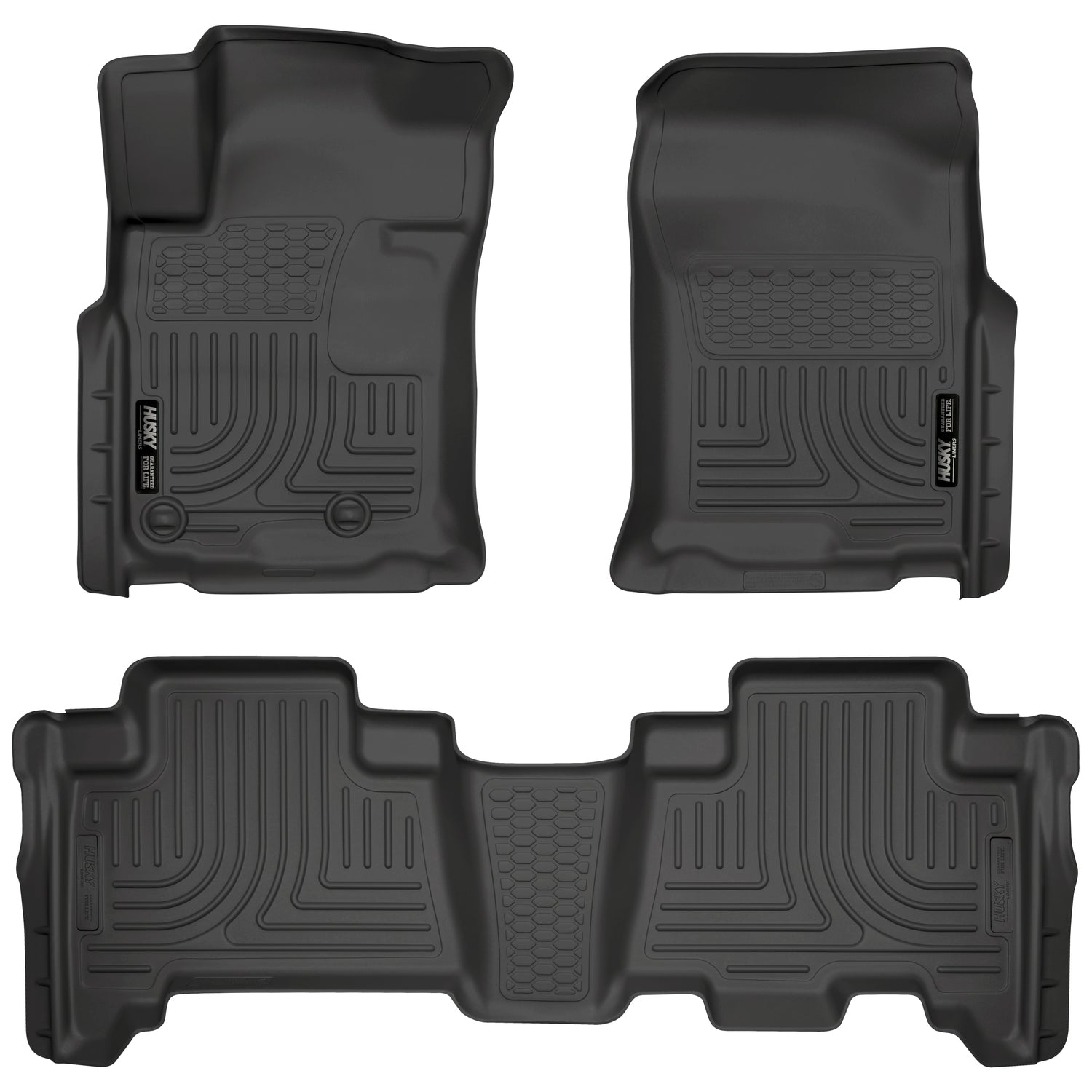 Husky Liners | Weatherbeater Front & 2nd Seat Floor Liners For 2010-2013 GX460/4Runner Husky Liners | 98571 in black