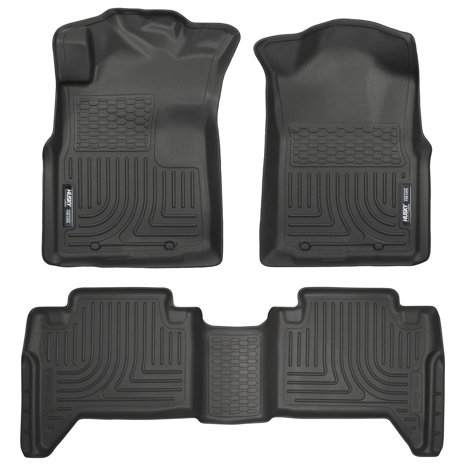 Husky Liners | Weatherbeater Front & 2nd Seat Floor Liners (Footwell Coverage) For 2005-2015 Tacoma Husky Liners | 98951
