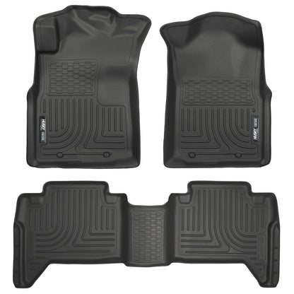 Husky Liners | Weatherbeater Front & 2nd Seat Floor Liners (Footwell Coverage) For 2005-2015 Tacoma Husky Liners | 98951