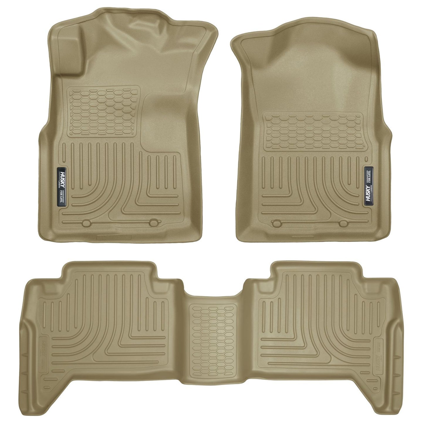 Husky Liners | Weatherbeater Front & 2nd Seat Floor Liners (Footwell Coverage) For 2005-2015 Tacoma Husky Liners | 98953