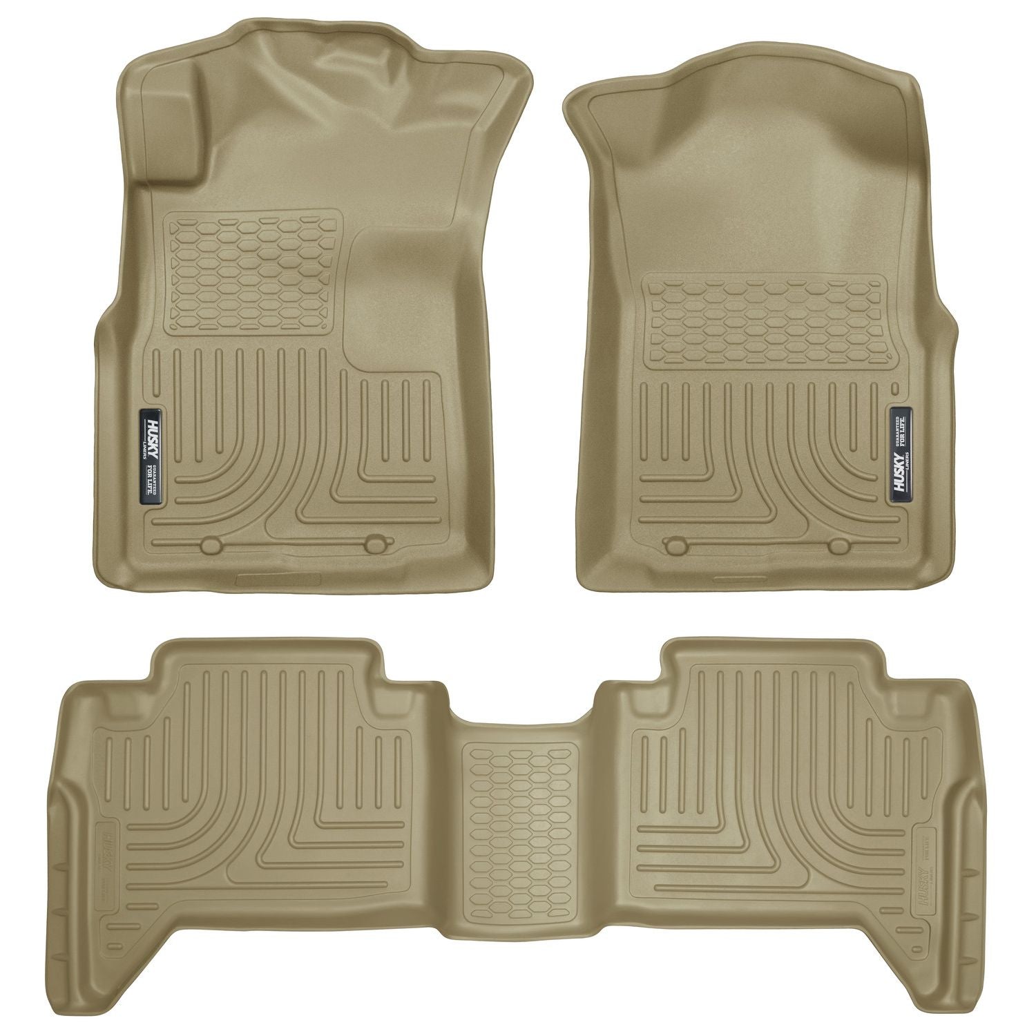 Husky Liners | Weatherbeater Front & 2nd Seat Floor Liners (Footwell Coverage) For 2005-2015 Tacoma Husky Liners | 98953
