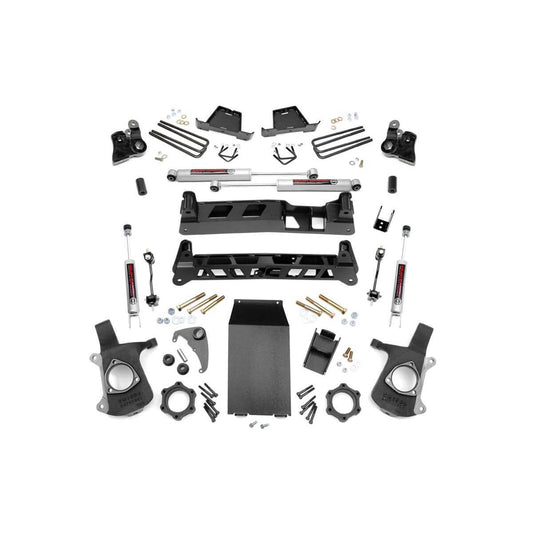 ROUGH COUNTRY 4 Inch Lift Kit | Chevy Silverado & GMC Sierra 1500 4WD (1999-2006 & Classic) | 25830