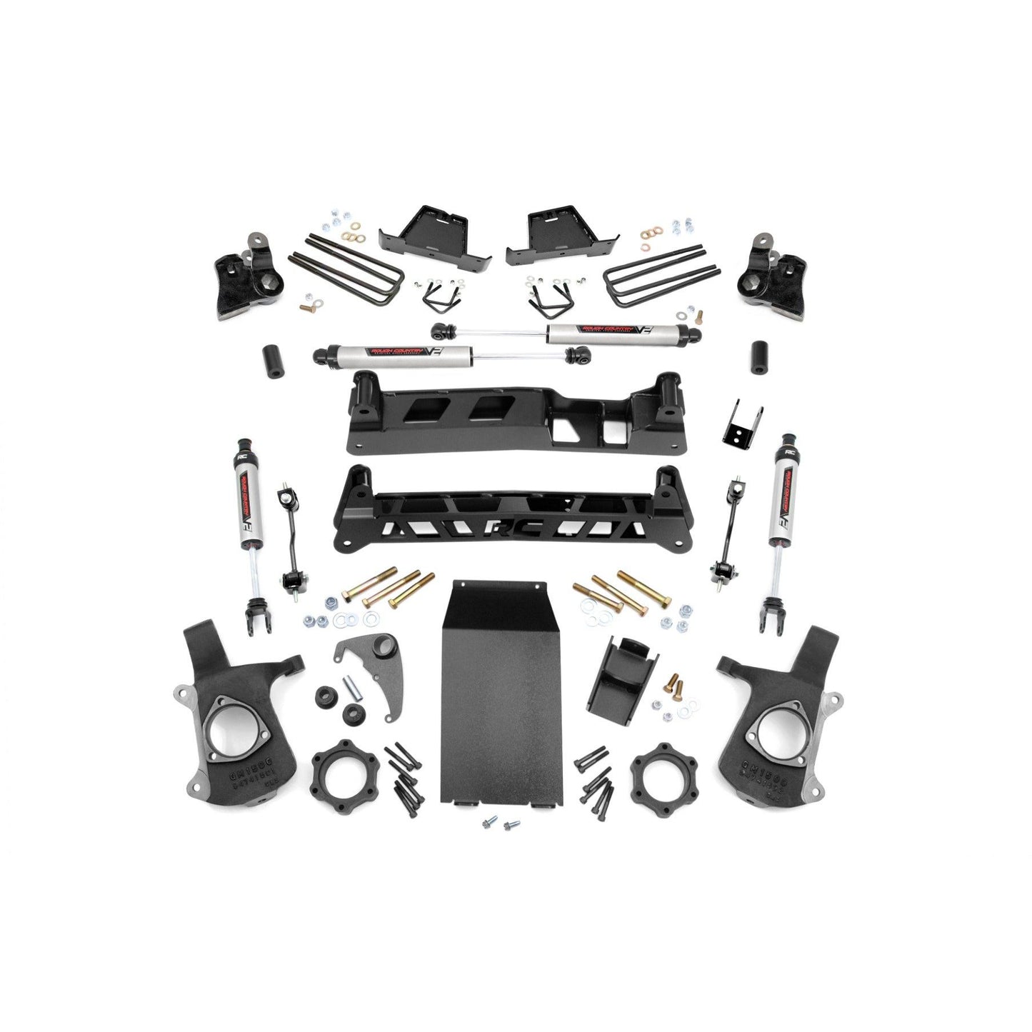 ROUGH COUNTRY 4 Inch Lift Kit | V2 | Chevy Silverado & GMC Sierra 1500 4WD (1999-2006 & Classic) | 25870