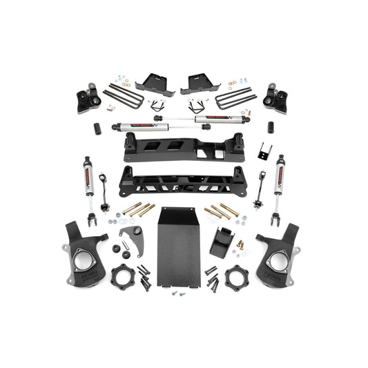 ROUGH COUNTRY 4 Inch Lift Kit | V2 | Chevy Silverado & GMC Sierra 1500 4WD (1999-2006 & Classic) | 25870