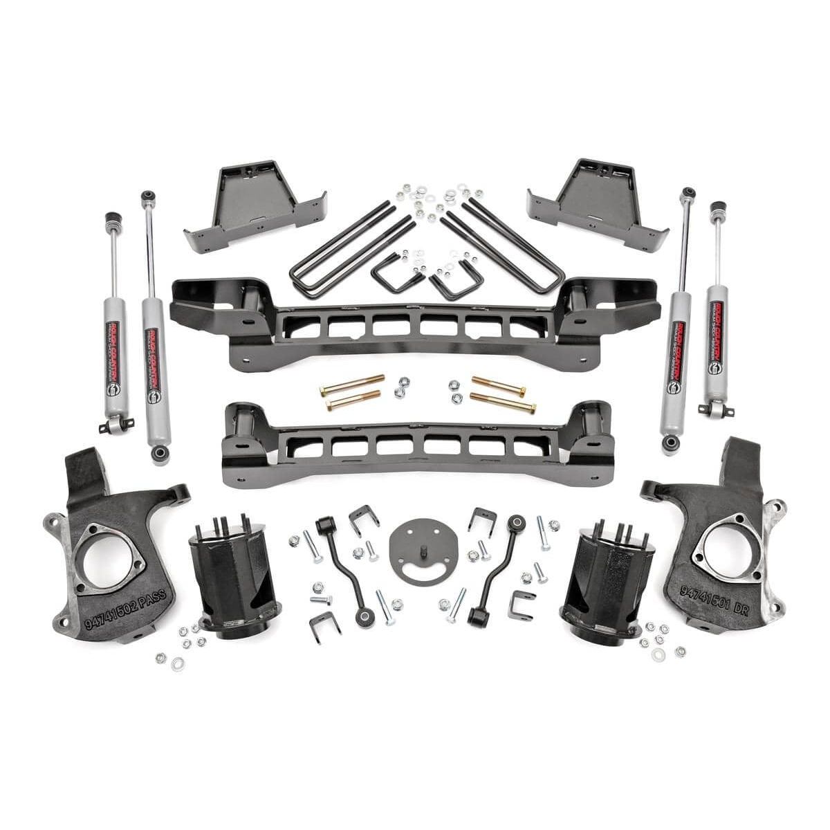 ROUGH COUNTRY 6 Inch Lift Kit | Chevy Silverado & GMC Sierra 1500 2WD (1999-2006 & Classic) | 23420