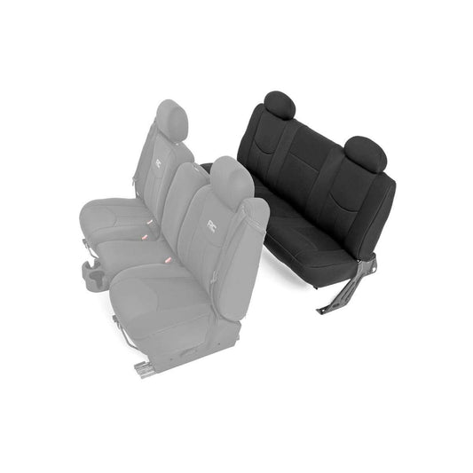 ROUGH COUNTRY Rear Seat Covers | Full Bench | Chevy/GMC 1500 (99-06 & Classic) | 91014