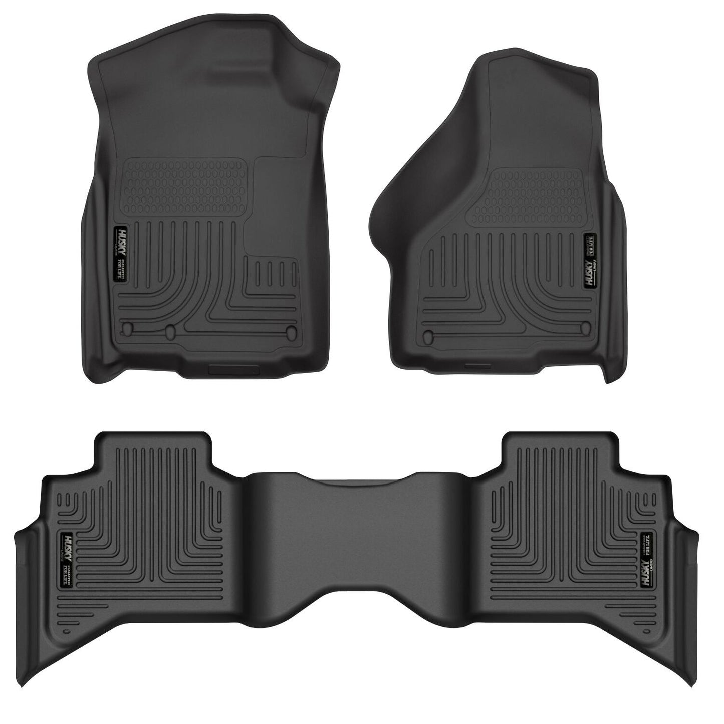 Husky Liners | Weatherbeater Front & 2nd Seat Floor Liners For 2009-2024 Ram 1500, 1500 Classic Husky Liners | 99011