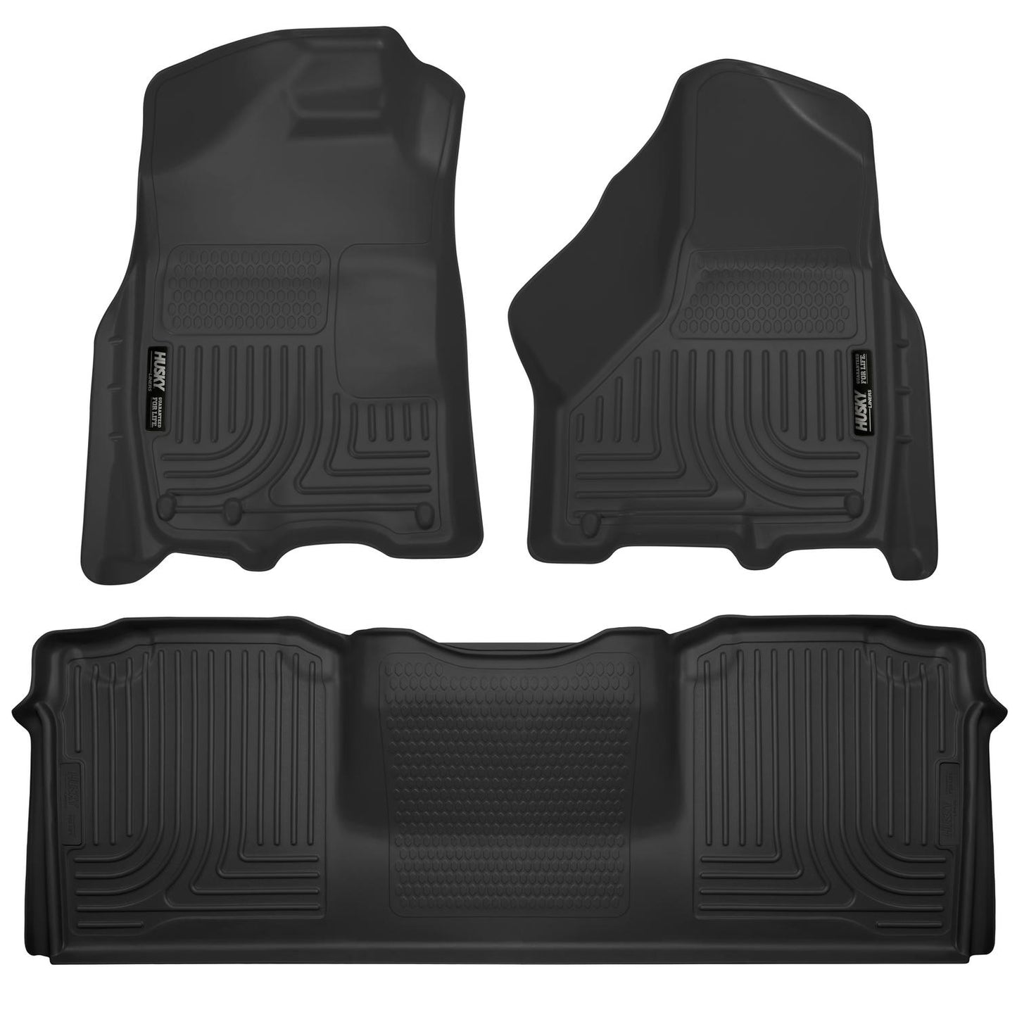 Husky Liners | Weatherbeater Front & 2nd Seat Floor Liners For 2010-2018 Ram 2500/3500 Husky Liners | 99041