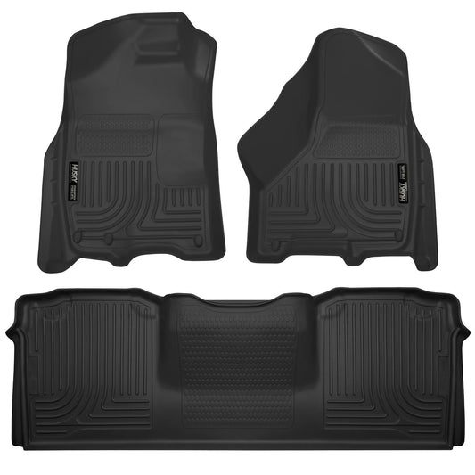 Husky Liners | Weatherbeater Front & 2nd Seat Floor Liners For 2010-2018 Ram 2500/3500 Husky Liners | 99041