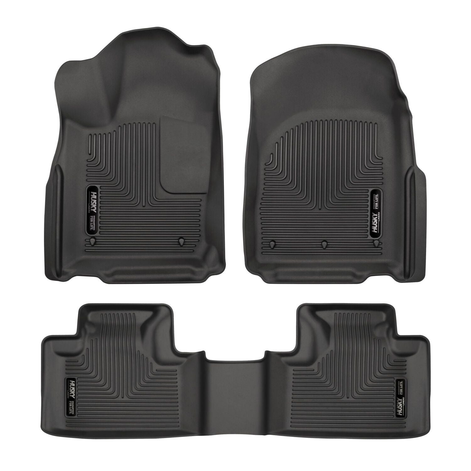 Husky Liners | Weatherbeater Front & 2nd Seat Floor Liners For 2016-2022 Jeep Grand Cherokee 2016-2026 Dodge Durango Husky Liners | 99151
