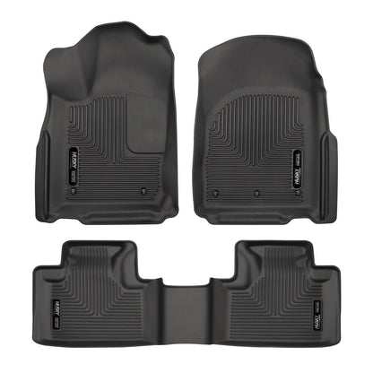Husky Liners | Weatherbeater Front & 2nd Seat Floor Liners For 2016-2022 Jeep Grand Cherokee 2016-2026 Dodge Durango Husky Liners | 99151