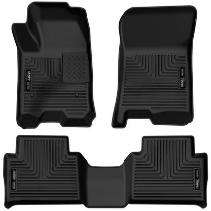 Husky Liners | Weatherbeater Front & 2nd Seat Floor Liners For 2023-2025 Colorado/Canyon Husky Liners | 99221 in black
