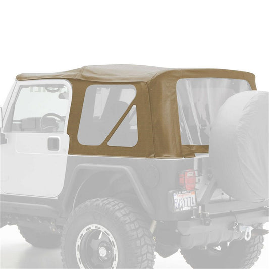SMITTYBILT | Soft Top OEM Replacement W/Tinted Windows Denim Spice 97-06 Wrangler TJ Smittybilt |9970217