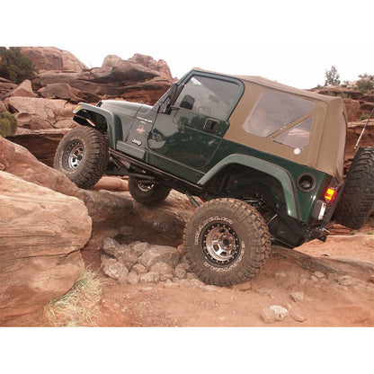 SMITTYBILT | Soft Top OEM Replacement W/Tinted Windows Denim Spice 97-06 Wrangler TJ Smittybilt |9970217