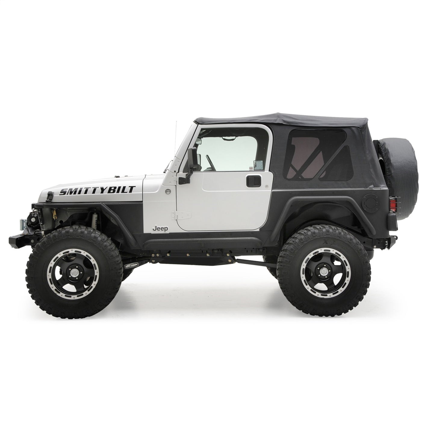 SMITTYBILT | Soft Top OEM Replacement W/Tinted Windows Black Diamond 97-06 Wrangler TJ Smittybilt |9970235