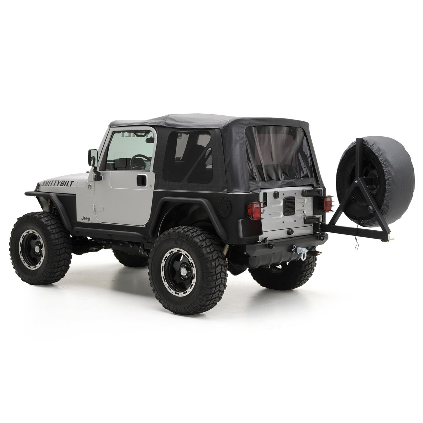 SMITTYBILT | Soft Top OEM Replacement W/Tinted Windows Black Diamond 97-06 Wrangler TJ Smittybilt |9970235