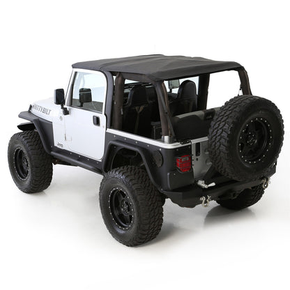 SMITTYBILT | Bowless Combo Top W/Tinted Windows Black Diamond 97-06 Wrangler TJ Smittybilt |9973235