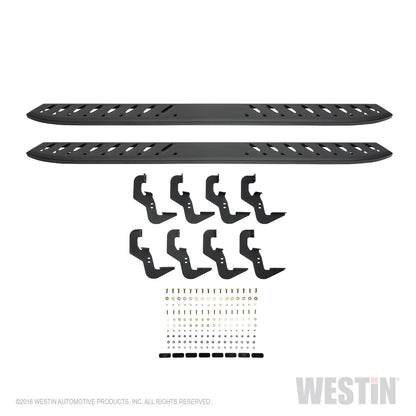 Westin Thrasher Running Boards 2019-2024 Chevy/GMC Silverado/Sierra 1500 Crew Cab