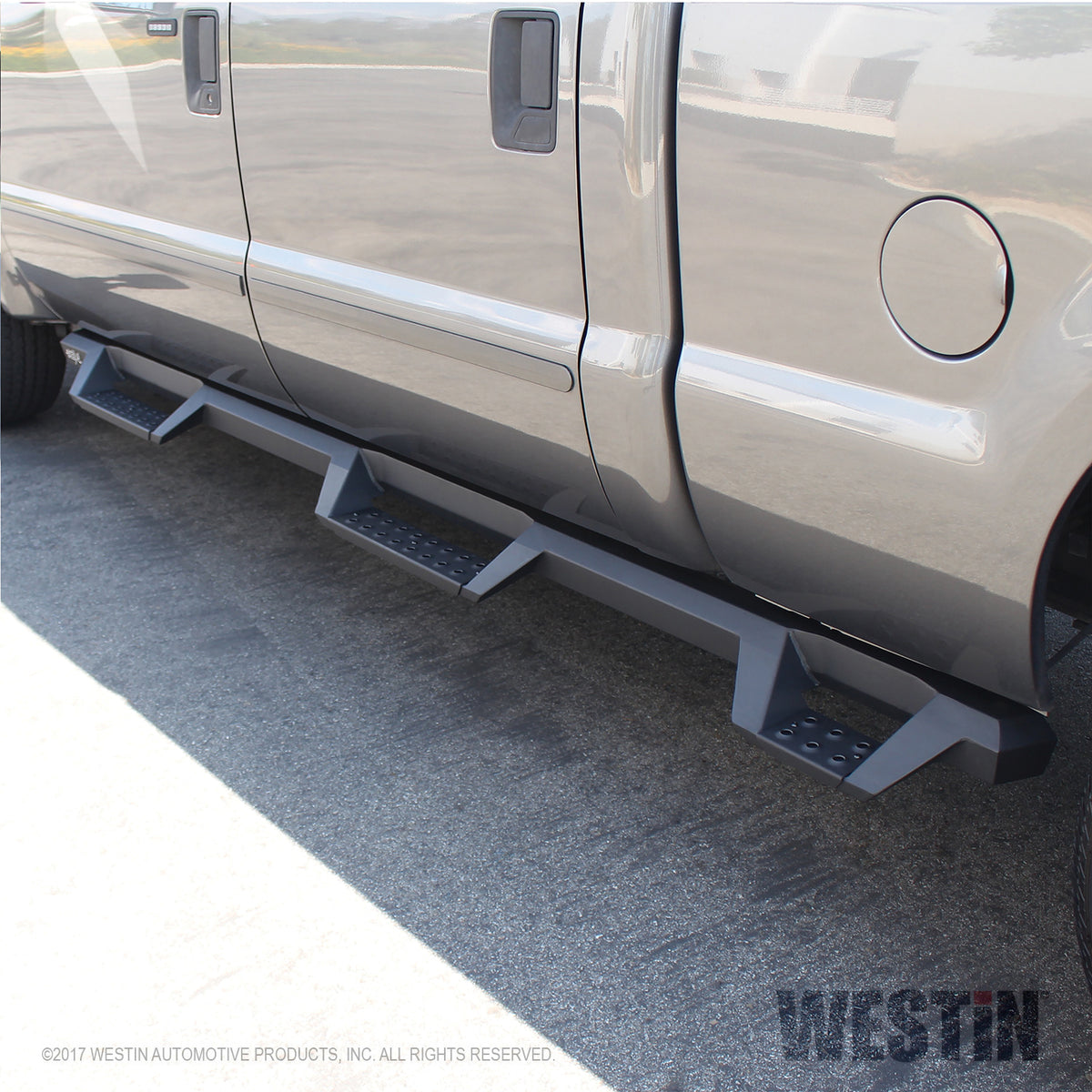 Westin HDX Drop Wheel-to-Wheel Nerf Steps 1999-2016 Ford F-250/350/450/550 Crew Cab (6.75' Bed)