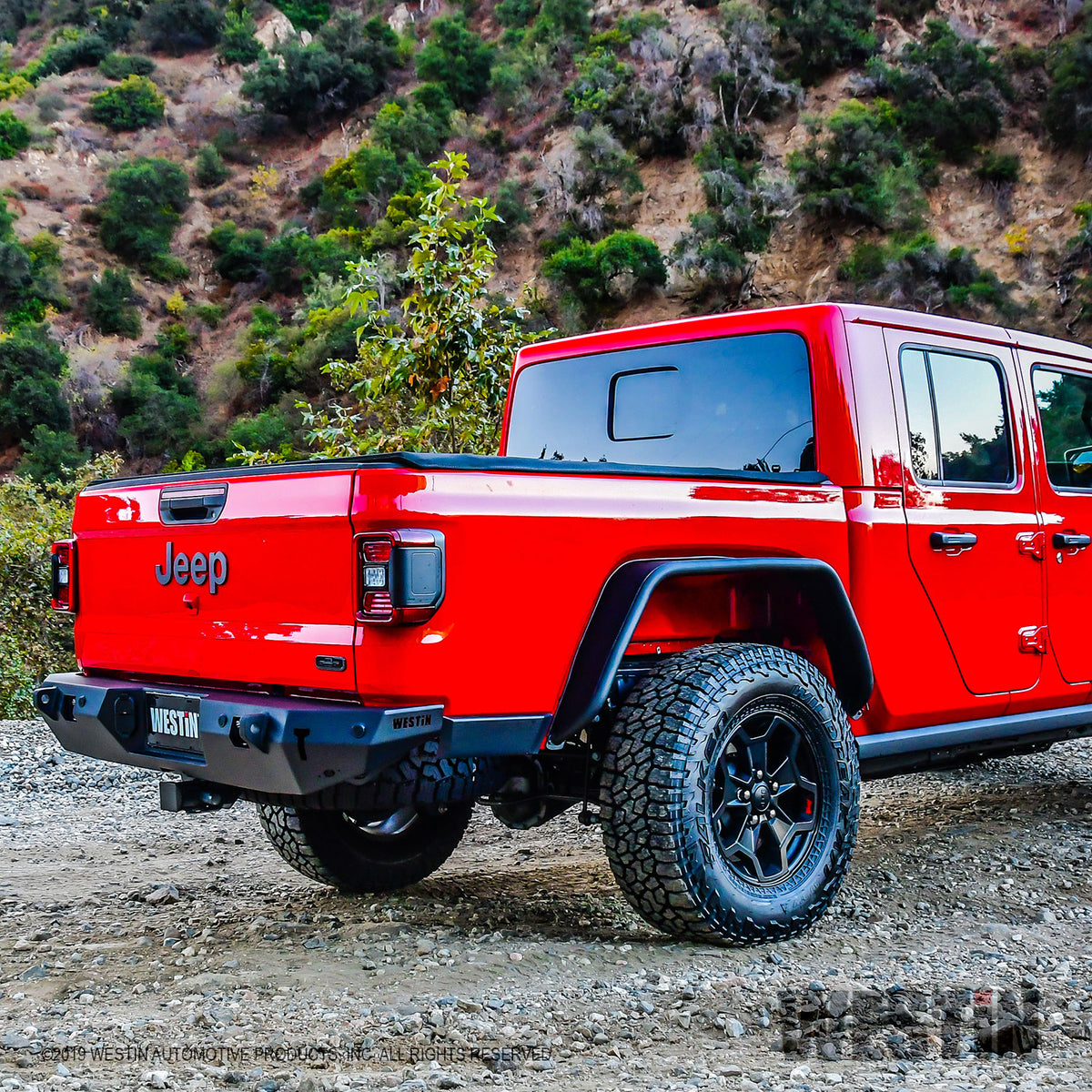 Westin Tube Fenders - Rear 2020-2024 Jeep Gladiator