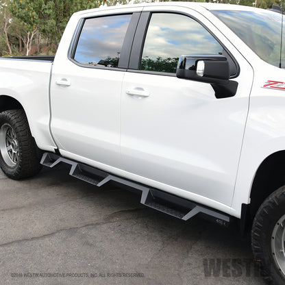 Westin HDX Drop Wheel-to-Wheel Nerf Steps 2019-2024 Chevy/GMC Silverado/Sierra 1500 Crew Cab