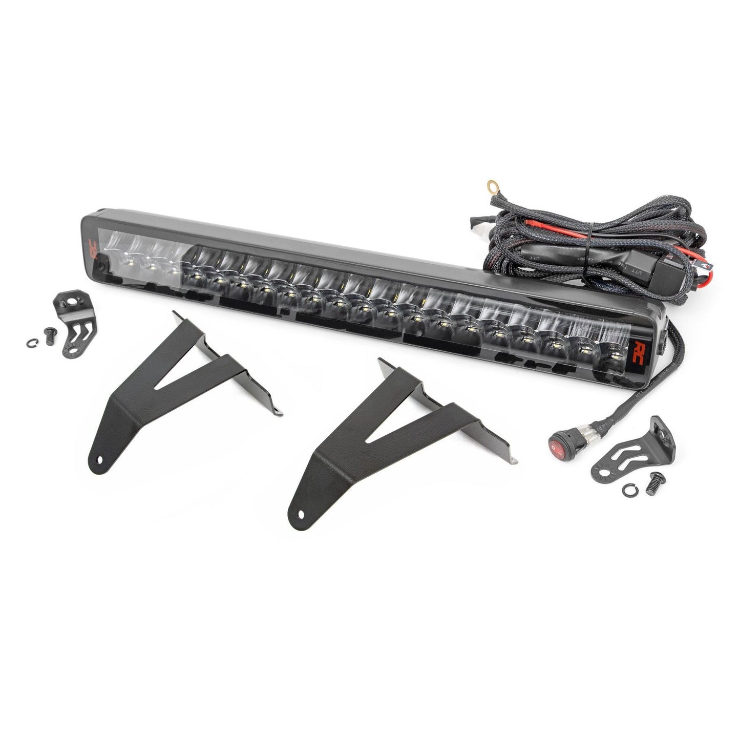 ROUGH COUNTRY LED Light Kit | Bumper Mount | 20" Spectrum Dual Row | Ram 1500 (19-24) | 80779