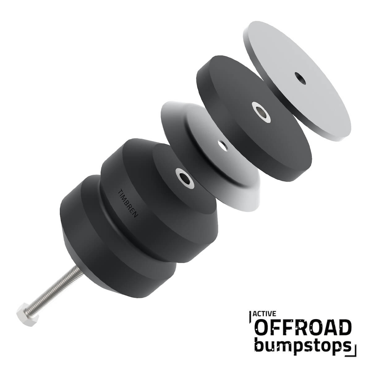 Timbren ABSFRRGR Active Off-Road Bumpstops for Ford Ranger - Rear Kit — view 3