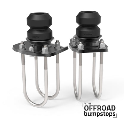 Timbren ABSGMFK Active Off-Road Bumpstops w/ U-Bolt Flip Kit for 2015-2022 Chevy Colorado and 2015-present GMC Canyon - Rear Kit - SKU #ABSGMFK — view 3