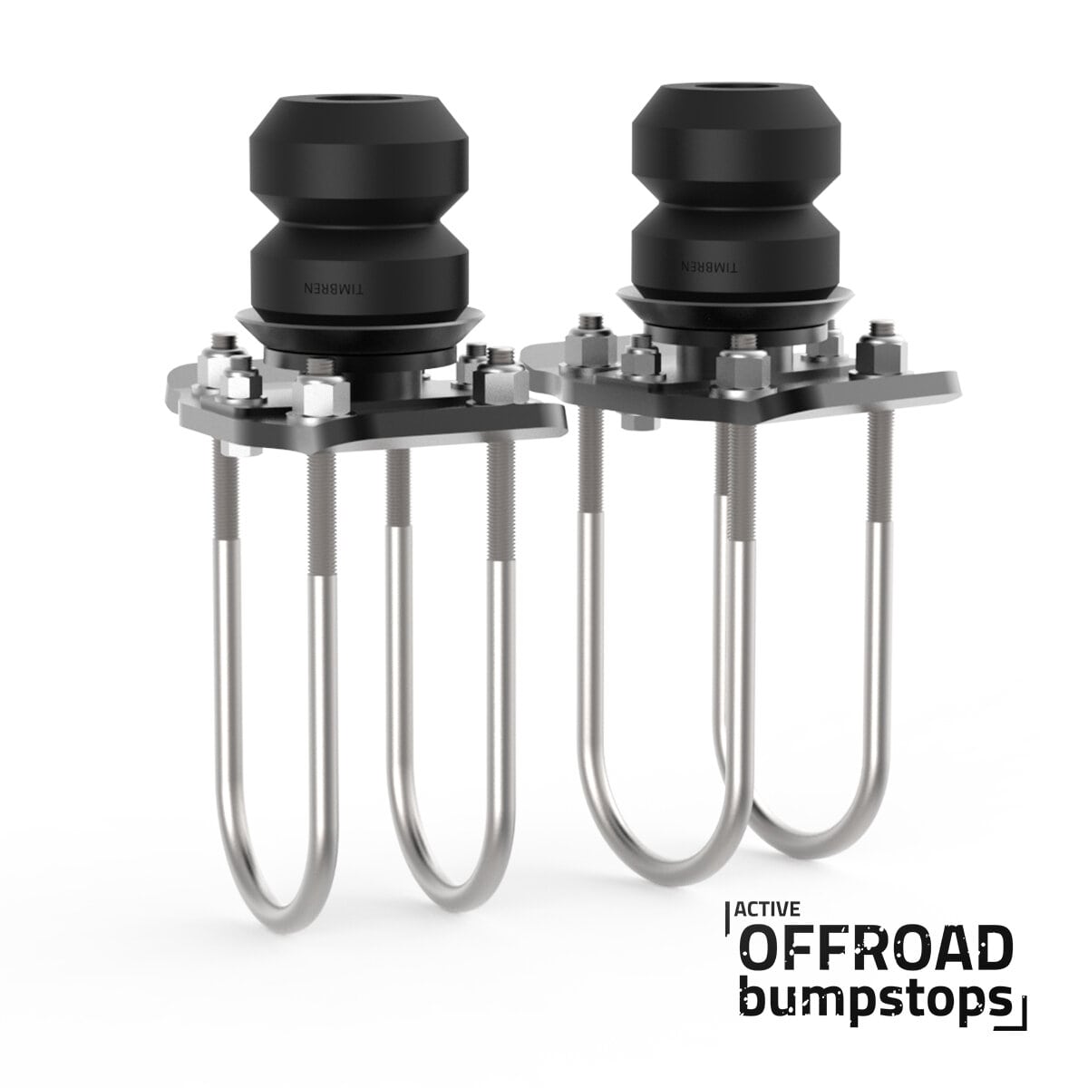 Timbren ABSGMFK Active Off-Road Bumpstops w/ U-Bolt Flip Kit for 2015-2022 Chevy Colorado and 2015-present GMC Canyon - Rear Kit - SKU #ABSGMFK — view 2