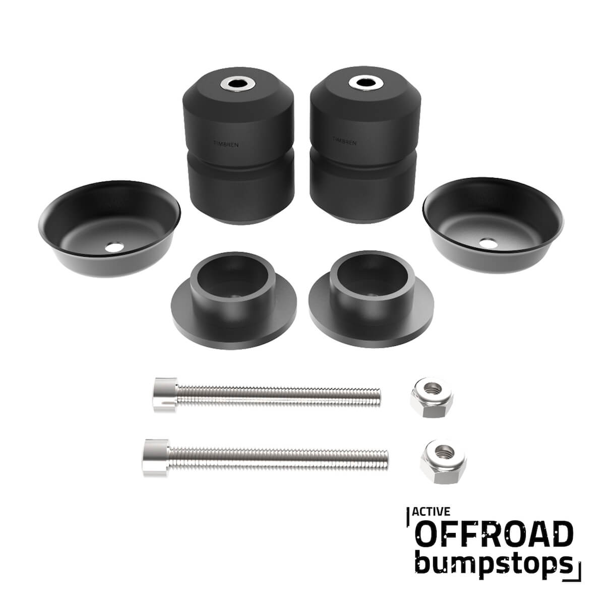 Timbren ABSJFTJ Active Off-Road Bumpstops for Jeep JL, JT, JK, TJ - Front Kit — view 3