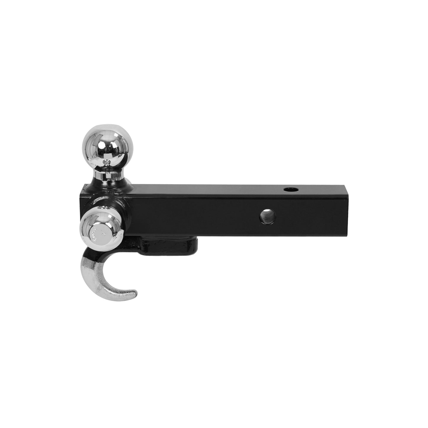 ENTHUZE| Tri-Ball Mount With Hook, 2" Solid Shank, 1-7/8", 2" & 2-5/16" Balls |ACTENT-100-006