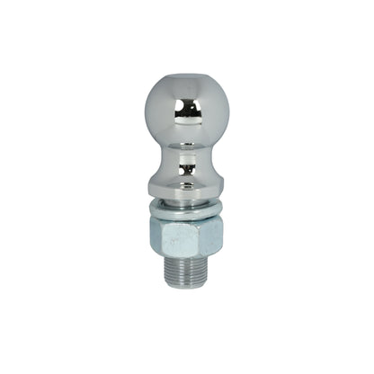ENTHUZE| 1-7/8" Trailer Ball, 1" X 2-1/8" Shank, 2000 Lbs, Chrome |ACTENT-110-002
