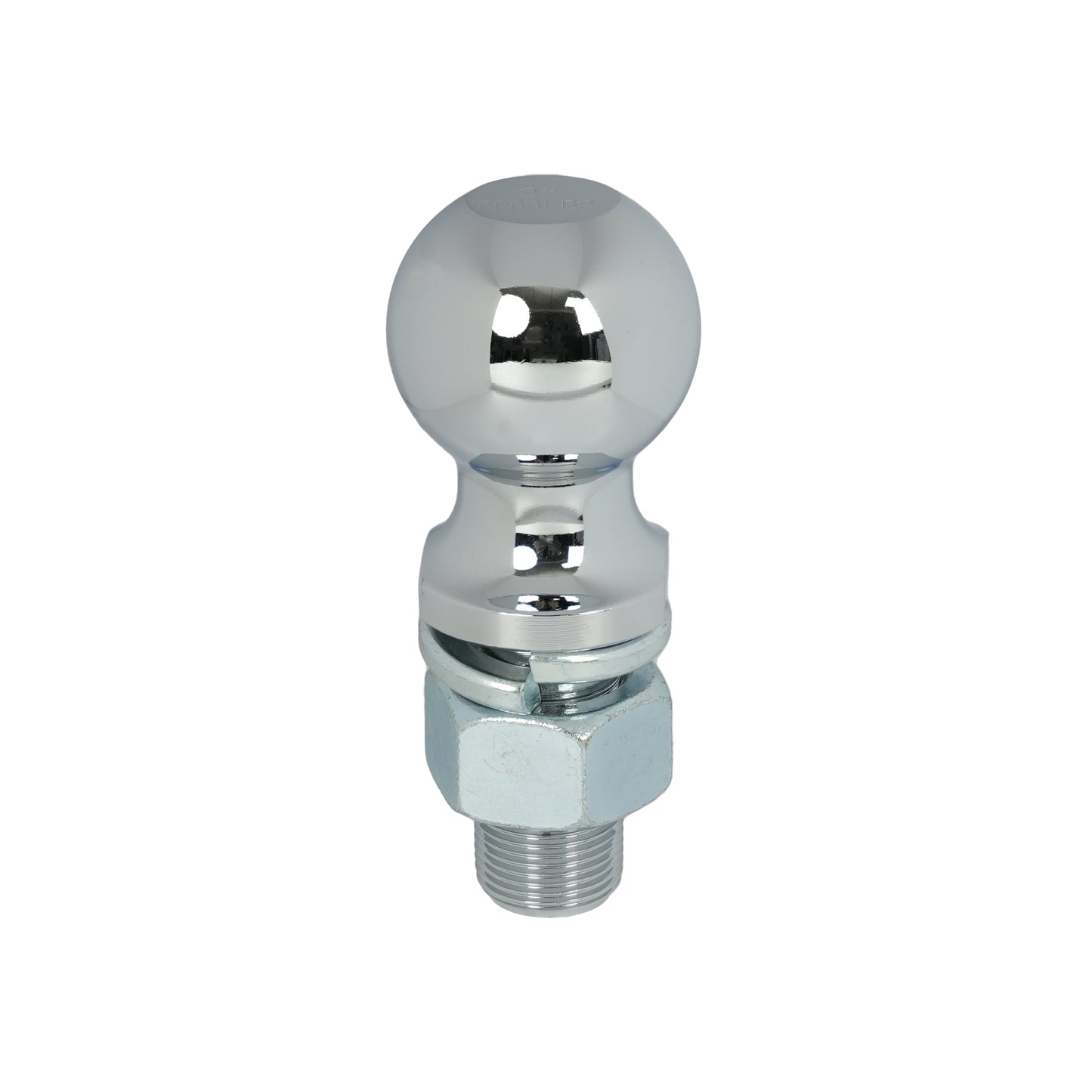 ENTHUZE| 2" Trailer Ball, 1" X 2-1/8" Shank, 6,000 Lbs., Chrome |ACTENT-110-004
