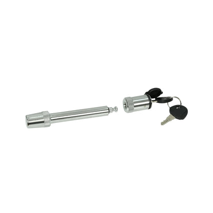 ENTHUZE| 5/8" Hitch Lock, 2" Receiver, Barbell, Chrome |ACTENT-120-158