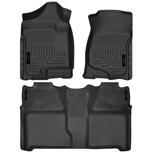 ENTHUZE|Floor Liners Silverado/Sierra 1500/2500/3500 07-13 Crew Cab |ACTENT10291-2
