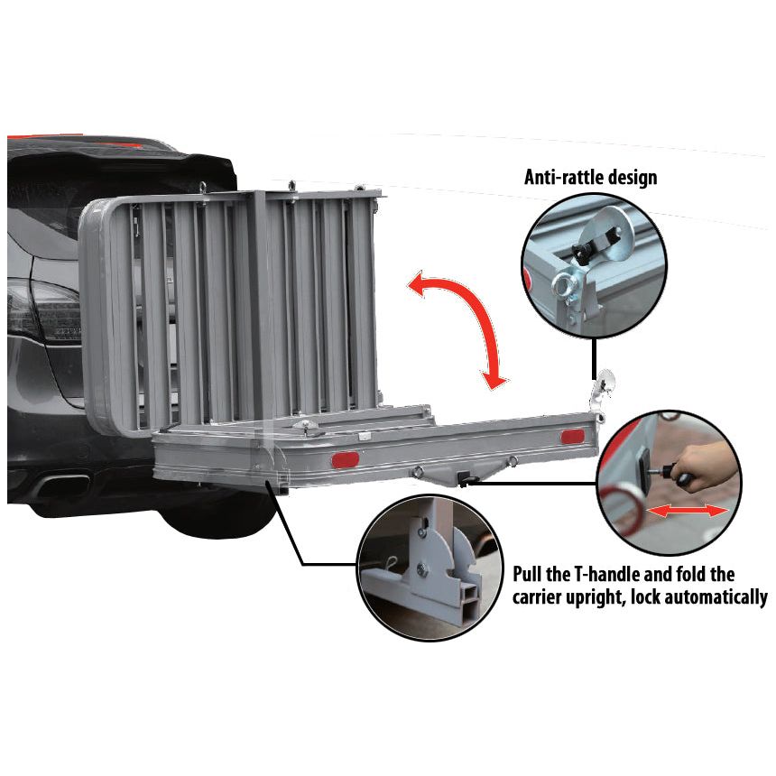 ENTHUZE| Aluminum Cargo Carrier 60" X 30" |ACTENT1214